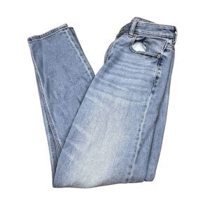 American Eagle Outfitters Light Blue Straight Leg Jeans - Size 4 Long